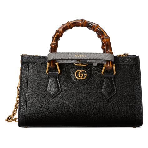 gucci diana mini shoulder bag black|diana gucci bag vintage.